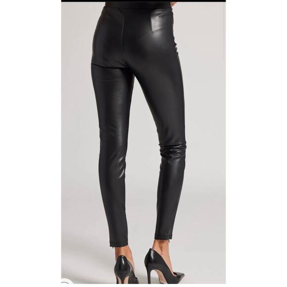 Generation Love Dawson Vegan Leather Button Leggings Black size XS - Picture 3 of 9